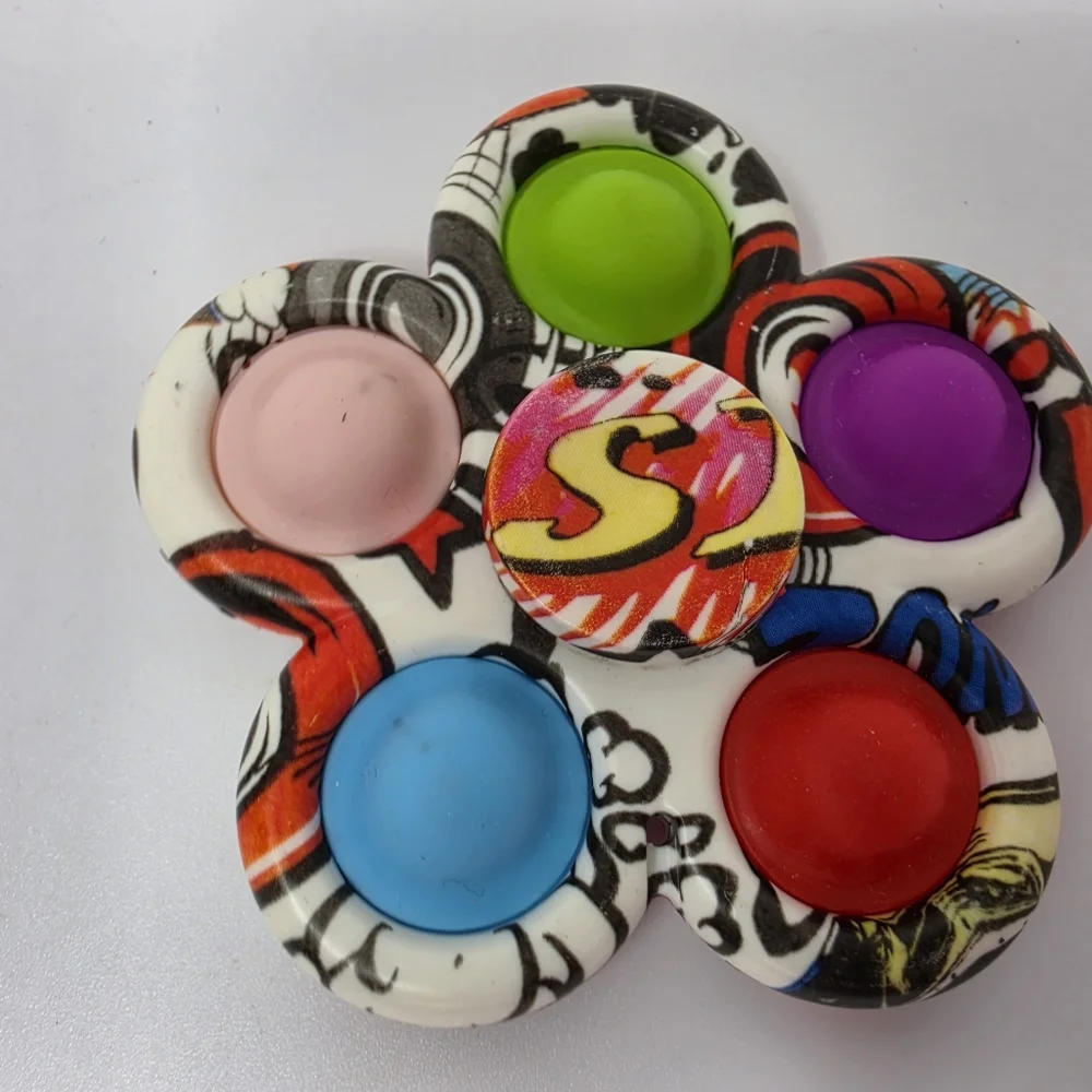 Spinner Tye Die Fidget SensoryToy Lot of 2